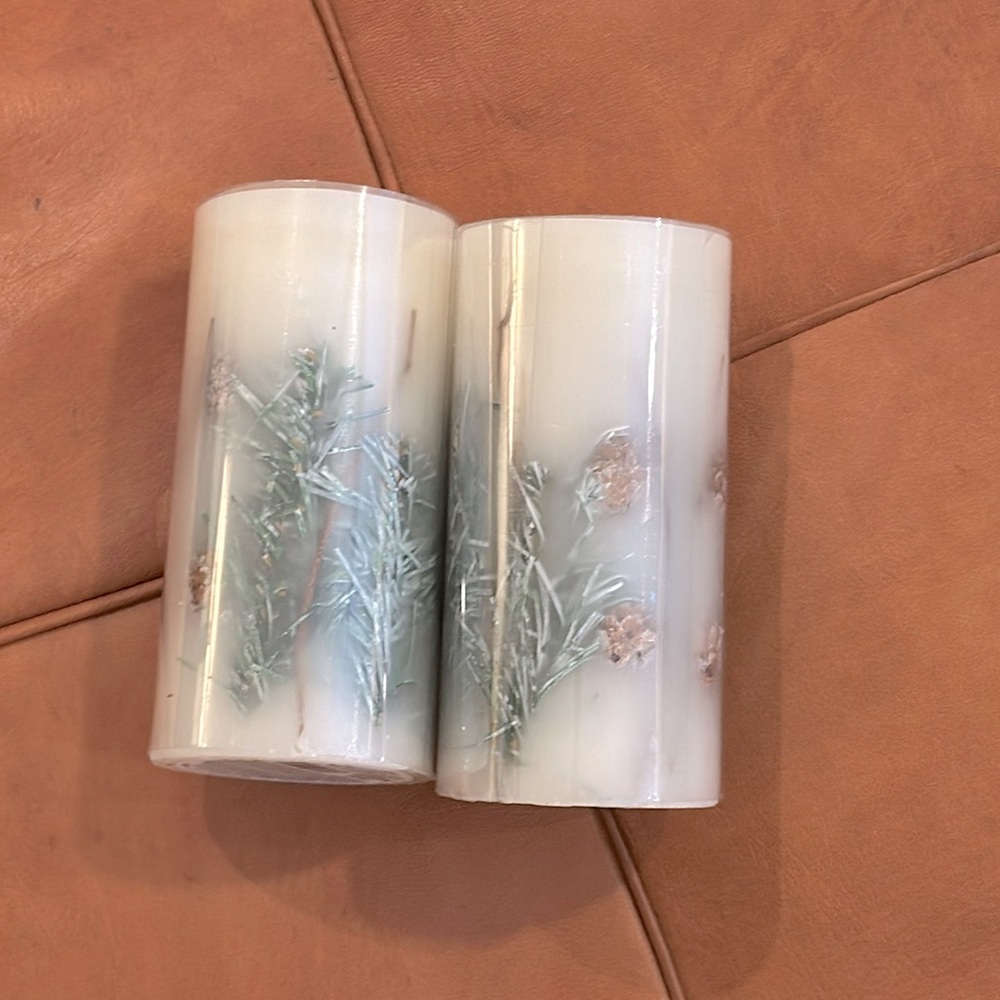 Christmas Pillar Candles